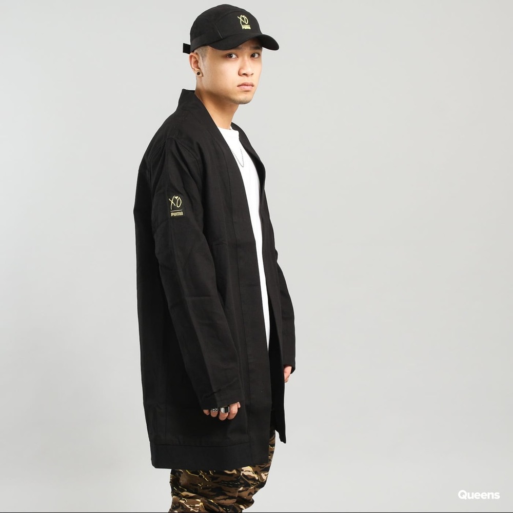 Puma PUMA X XO Canvas Kimono Small Black NWT